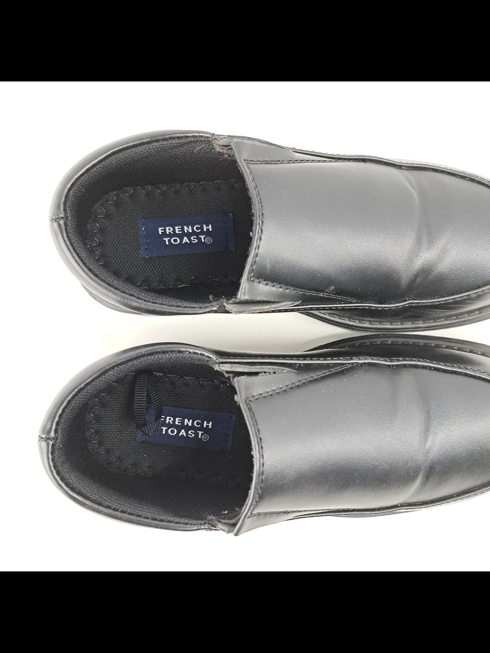 French Toast Boys Black Slip On Dress Shoes Loafers School Uniform Formal